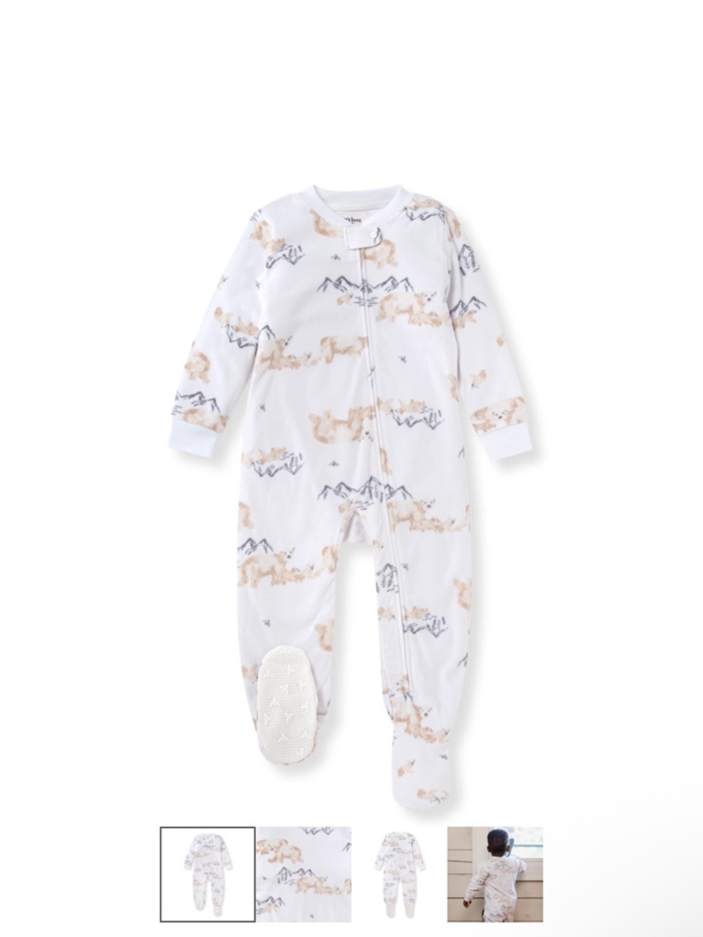 NWOT Burts Bees Polar Mountain Polarbee Repreve Microfleece PJs